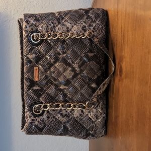 KATE SPADE reptile print purse. 16" x 11"